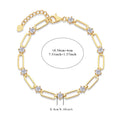 Luxurious Fashion Moissanite Light Luxury Bracelet | Gold Plated S925 Silver 💎