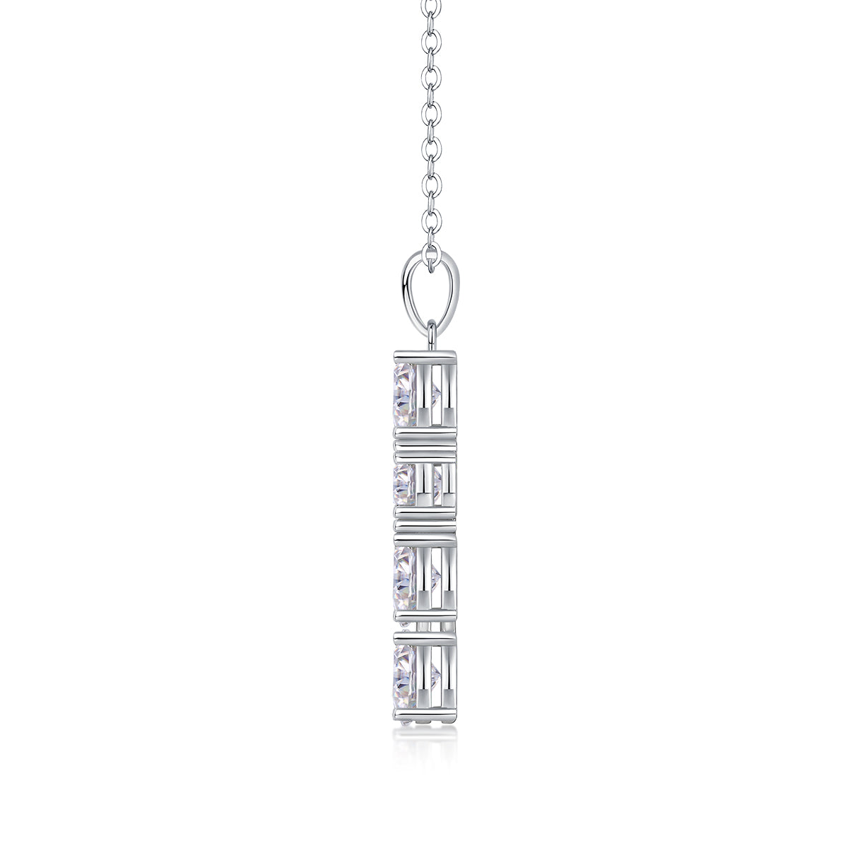 Eternal Faith – Moissanite Cross Necklace
A symbol of grace and brilliance. This elegant cross pendant is crafted with top-quality Moissanite stones, offering a stunning sparkle that stands the test of time.