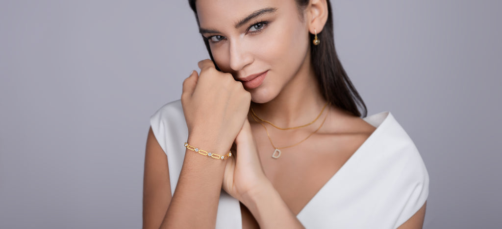 Luxurious Fashion Moissanite Light Luxury Bracelet | Gold Plated S925 Silver 💎