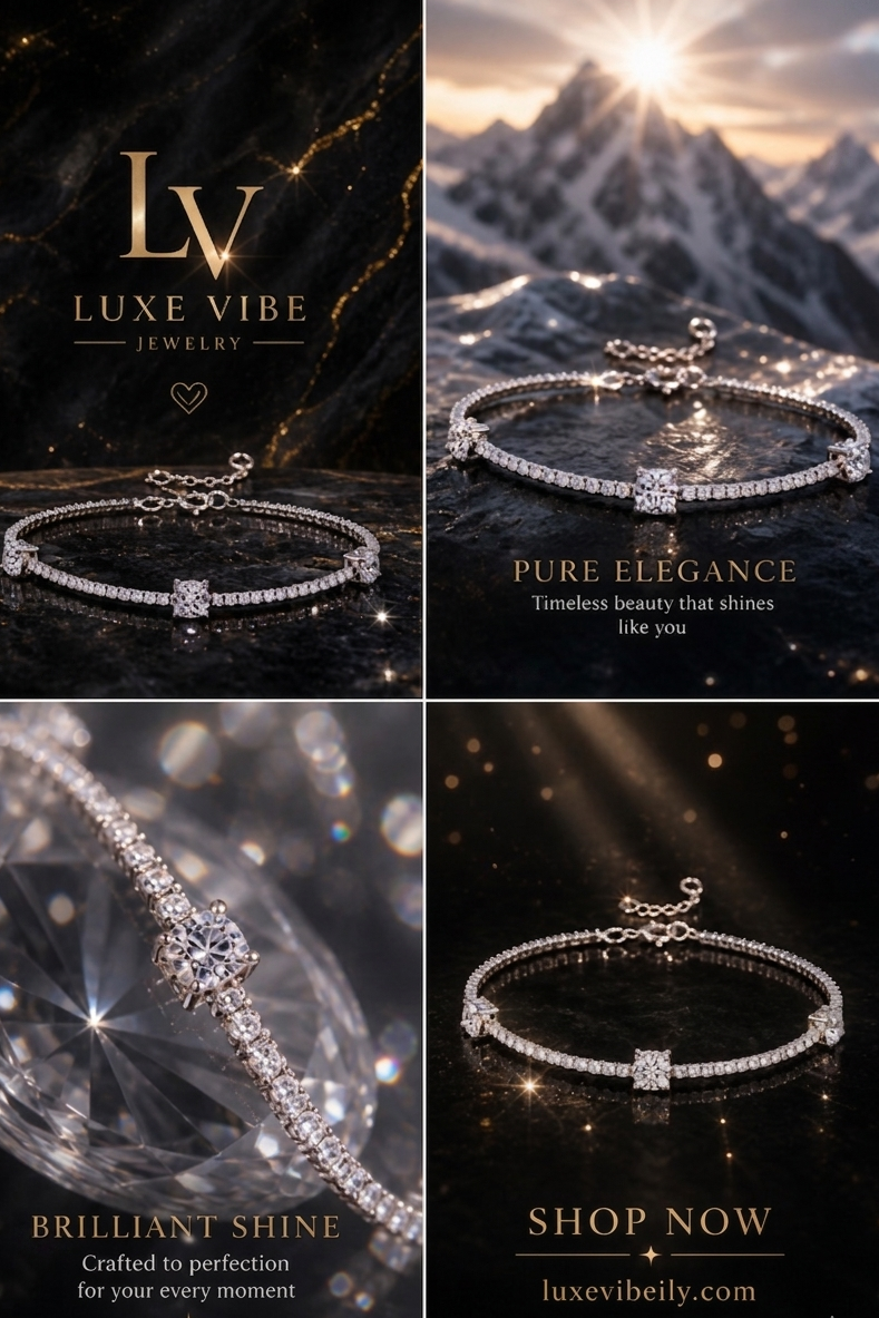 Top-quality Moissanite Fashionable Light Luxury Jewelry Silver Bracelet S925 Silver