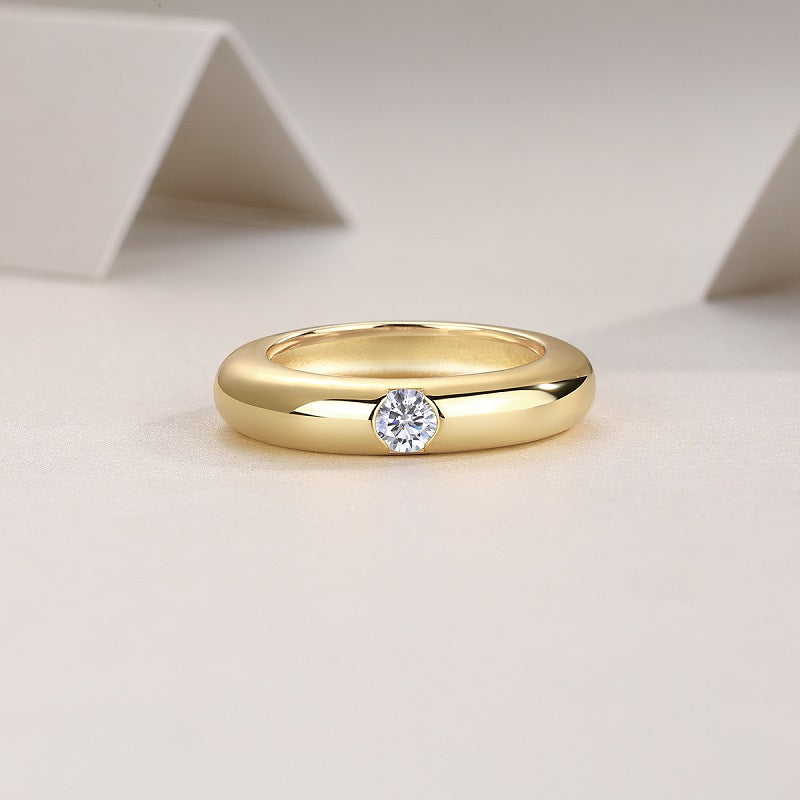 Angel Light Wing - A Luxurious And Fashionable Light Luxury Jewelry Silver Ring Set With Top-quality Moissanite, S925 Silver Plated Platinum