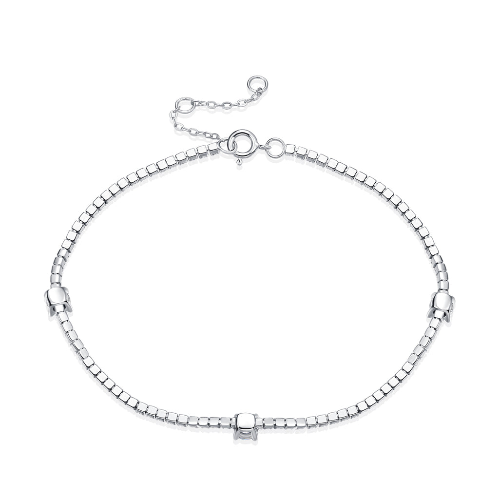 Top-quality Moissanite Fashionable Light Luxury Jewelry Silver Bracelet S925 Silver
