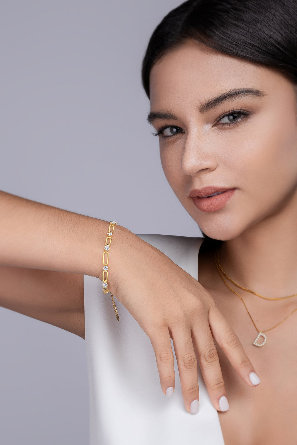 Luxurious Fashion Moissanite Light Luxury Bracelet | Gold Plated S925 Silver 💎