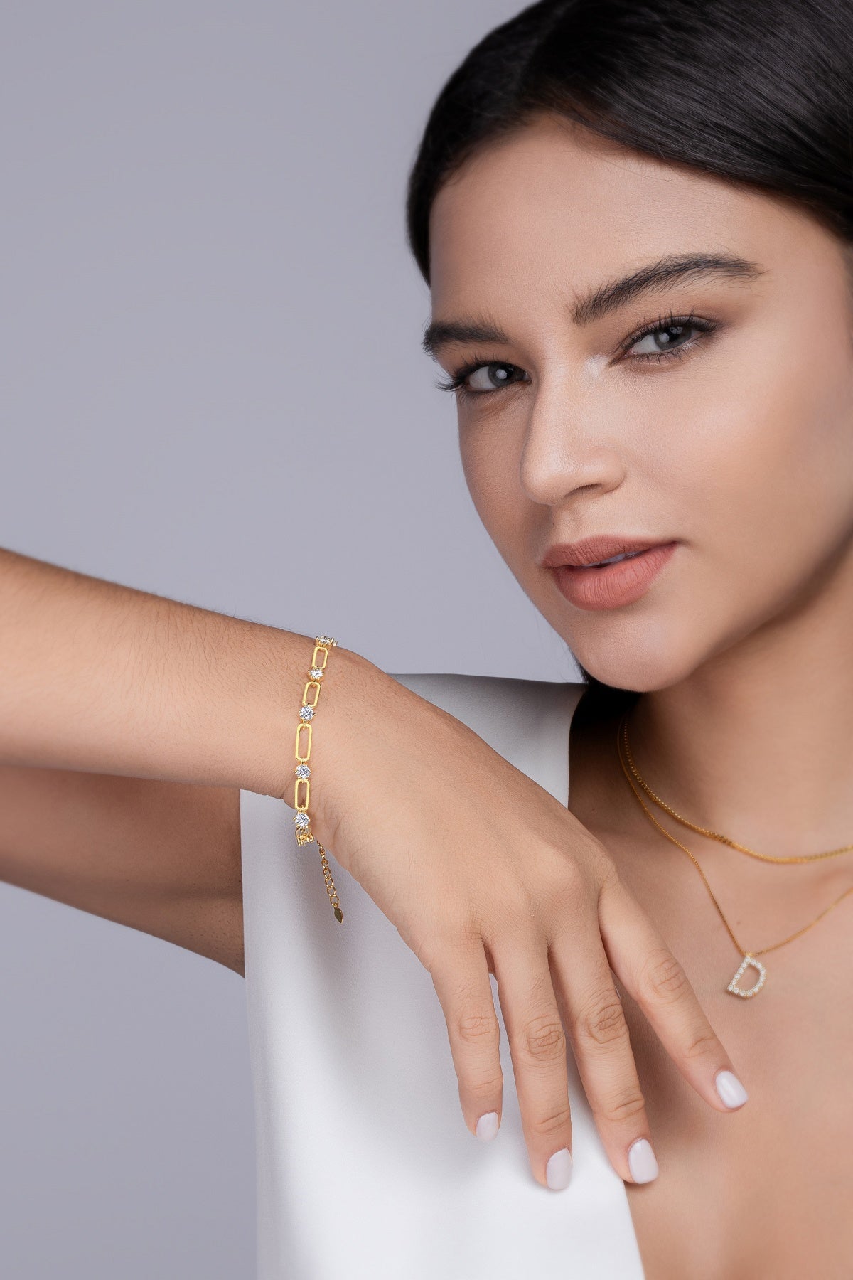 Luxurious Fashion Moissanite Light Luxury Bracelet | Gold Plated S925 Silver 💎